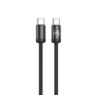 Cablu date si incarcare rapida Tellur Minimalist USB-C to USB-C, 60W, 1m, negru