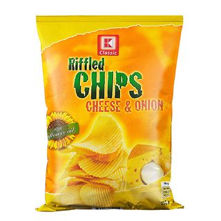 KLC къдрав чипс сирене и лук 150г / 00076743