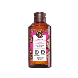 Gel de duș Argan & Trandafir Bio din Maroc,Flacon 200 ml