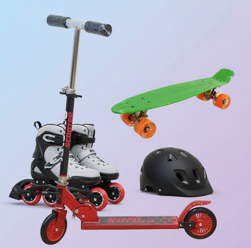 Bicikli, skuteri i role.