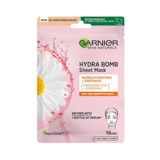 Garnier Moisture Freshness Masca Servetel Super Hidratanta Purificatoare Cu Ceai Verde 32 Gr