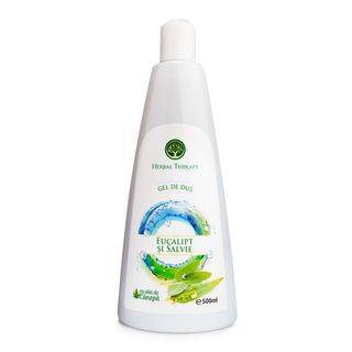 Gel de duș cu extract de Salvie, ulei de Eucalipt și ulei de cânepă 500 ml
