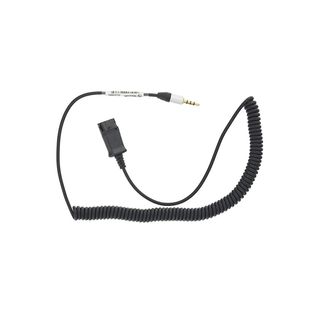 Cablu adaptor Tellur QD la Jack 3.5mm 4 pole, 2.95m, negru