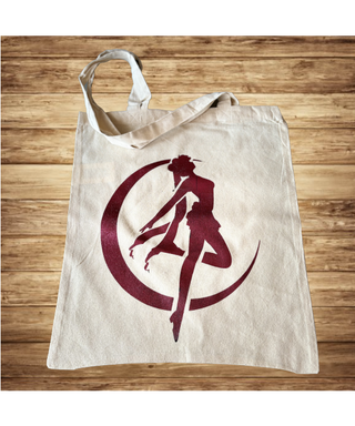 SAILOR MOON bež pamučna torba