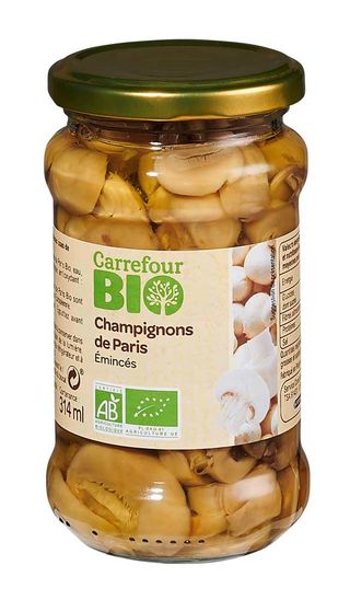 Ciuperci Feliate 314Ml Carrefour Bio