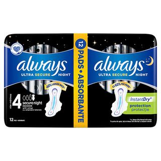 Always Ultra Secure Night 12 Buc Duo
