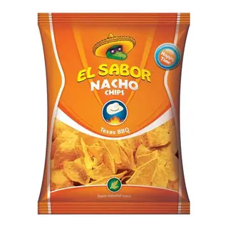 Nachos El SABOR BBQ cips porumb 225g