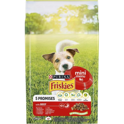 Friskies суха храна за куче MINI MENU Гoвeждo