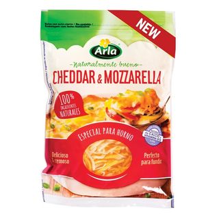 Арла Моцарела и Чедър Настъргани 150г