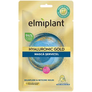 Elmiplant, Masca servetel Hyaluronic Gold 25ml (ID 21516)