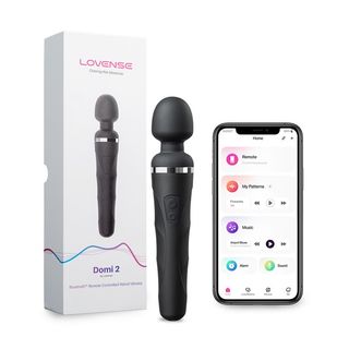 Aparat de masaj Lovense »Domi 2« 23,4 cm - Negru