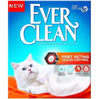 EVER CLEAN Fast Acting Odour Control Nisip pentru pisici 10L (COD EVFAAC1000)