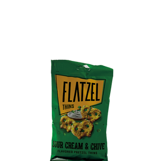 Flatzel covrigi subtiri cu smantana si arpagic 65gr.