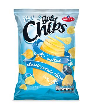 Čips 160G Classic Gold Corn Flips