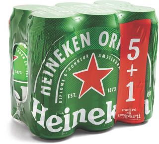 Bere Lager Blonda Heineken Doza 6x0.5L