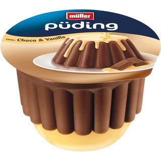 Muller, Budinca de ciocolata cu sos de vanilie 450g (ID 29014)