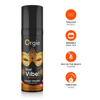 Gel Orgie Dual Vibe Sex on the Beach 15mlLUX24099