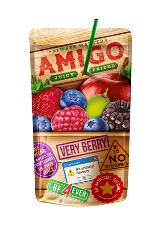Amigo Very Berry bautura cu indulcitor natural 200 ml