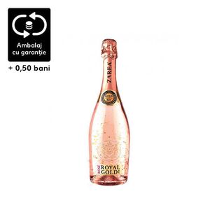 Zarea Royal Gold Cu Foita De Aur 23K Rose 0.75L