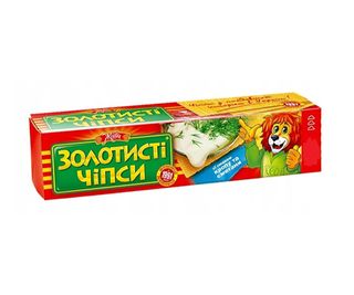 ЗОЛОТИСТЫЕ Chips cu smântână şi mărar 100g