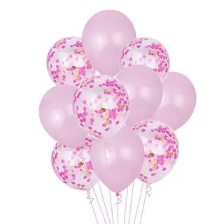 Buchet din baloane roz pal