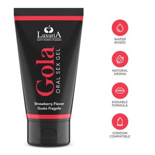 Lubrifiant Luxuria Gola Strawberry 50ml LUX29535
