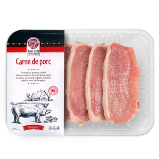 Gusturi romanesti, Cotlet de porc fara os, pachet special +/-1.100 Kg (ID 3666)