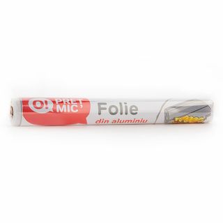 O! PRET MIC Folie d/aluminiu 10m
