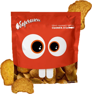 Crutoane "Obertosi" cu gust Somon cu cascaval 50gr.