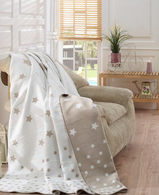 Ćebe Cotton 200x220cm dezen 1669A 500g/m2 Sarar 1669A-200X220