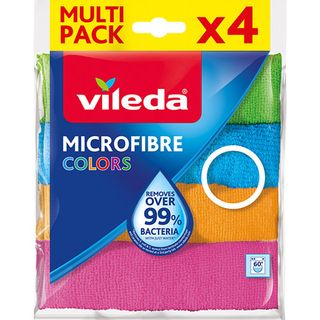 Vileda Laveta Microfibre Colors4 Buc