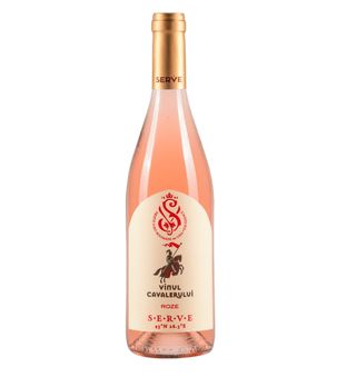 Vin rose demisec Serve Vinul Cavalerului, Cabernet Sauvignon si Merlot, 0.75 l