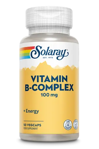 Vitamin B-Complex 100mg 50 caps veg