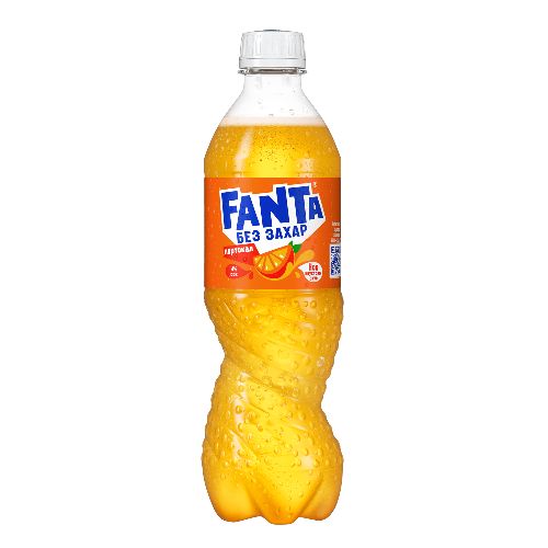 Fanta zero sugar Газирана Напитка 0.5 Л