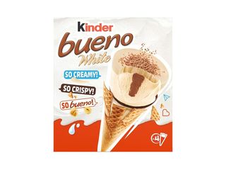 Kinder Bueno Kornet White 4X62G