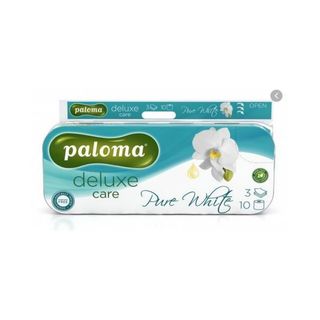 Toalet Rolna Pure White Deluxe 10/1 3Sloja Paloma