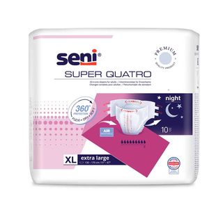 Scutece Adulti Seni Super Quatro Extra Large Pachet A'10