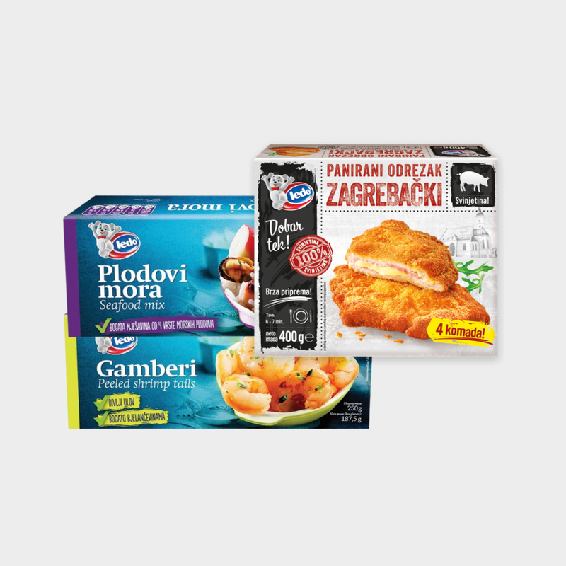 Zamrznuto Meso i Morski Plodovi