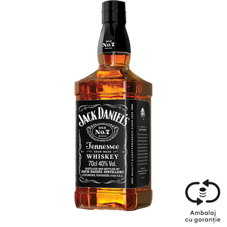 Whiskey Jack Daniel's Tennessee alcool 40% 0.7 l