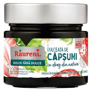 RAURENI Dulceata de capsuni dulce f/z 240g 