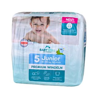 Babywell Junior 5 Пелени 36 БР / 38943223