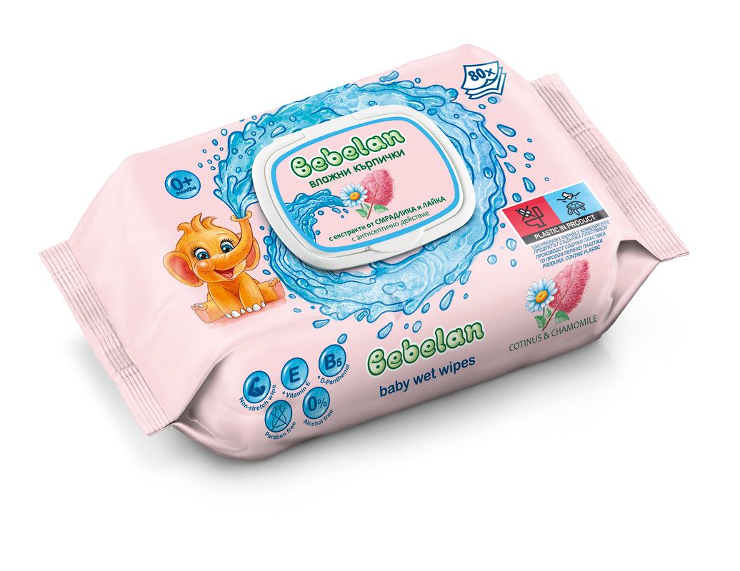 Bebelan Смрадлика & Лайка Мокри кърпи