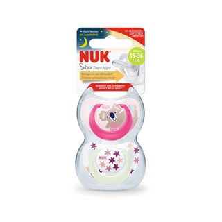 Nuk Suzeta Star Day/N.Sil.M3(18-36L)2Buc