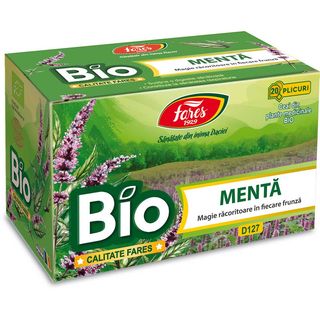 Ceai Menta Bio 20G Fares