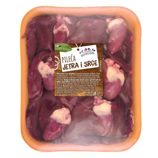 Pileća jetrica sa srcem rinfuz svježa