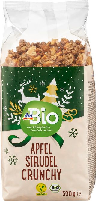 dmBio muesli strudel mere craciunECO500g