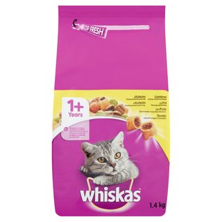 Whiskas Hrana uscata cu pui pt pisici adulte 1,4 kg