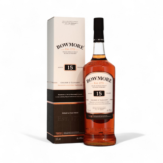 Whisky Bowmore 15 Ani Golden & Elegant 43%, 1L
