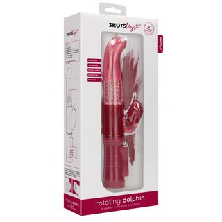 Vibrator Shots Toys »Delfin« 23 cm - Rosu