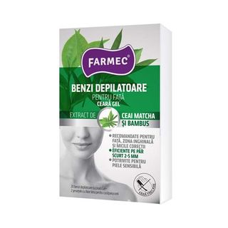 Farmec Benzi Depilatoare Fata 20 Buc